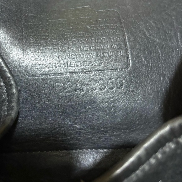 Coach vintage unisex Black Leather Bag main image 5
